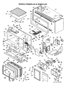 02 - Section2 parts for Ge Range RH962VXK5 / from AppliancePartsPros.com