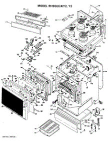 02 - Section2 parts for Ge Range RH966GXY3 / from AppliancePartsPros.com