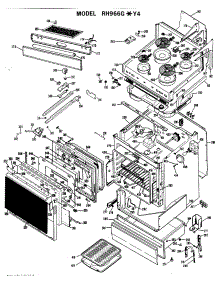 02 - Section2 parts for Ge Range RH966GXY4 / from AppliancePartsPros.com