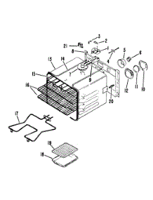 03 - Section3 parts for Ge Range RF764X04 / from AppliancePartsPros.com