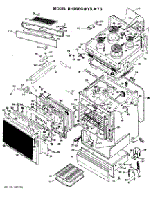 02 - Section2 parts for Ge Range RH966GXY6 / from AppliancePartsPros.com