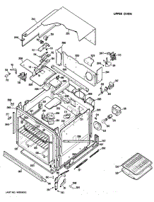 02 - Upper Oven parts for Ge Oven RK747GXD2 / from AppliancePartsPros.com