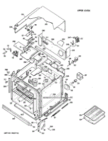 02 - Upper Oven parts for Ge Oven RK747XD1 / from AppliancePartsPros.com