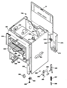 02 - Section2 parts for Ge Range RB525GXR1 / from AppliancePartsPros.com