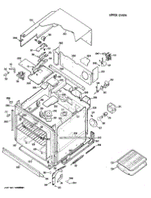 02 - Upper Oven parts for Ge Oven RK747XJ1 / from AppliancePartsPros.com