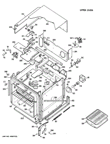 02 - Upper Oven parts for Ge Oven RK767GXD1 / from AppliancePartsPros.com