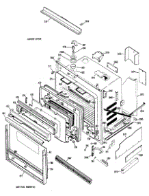 03 - Lower Oven parts for Ge Oven RK767GXD2 / from AppliancePartsPros.com