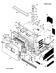 02 - Lower Oven parts for Ge Oven RK767XD1 / from AppliancePartsPros.com