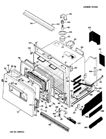 02 - Lover Oven parts for Ge Oven RK767XT7 / from AppliancePartsPros.com