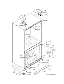 06 - Case Parts parts for Ge Refrigerator PFSS0MFZE SS / from AppliancePartsPros.com