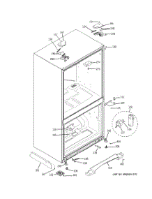 06 - Case Parts parts for Ge Refrigerator PFSS0MFZH SS / from AppliancePartsPros.com