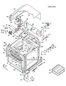 02 - Upper Oven parts for Ge Oven RK777GXM1 / from AppliancePartsPros.com