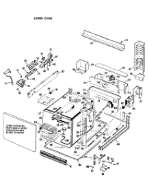 02 - Lower Oven parts for Ge Oven RK777GXT8 / from AppliancePartsPros.com