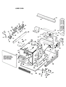 02 - Lower Oven parts for Ge Oven RK777GXT9 / from AppliancePartsPros.com