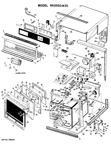 02 - Lower Oven parts for Ge Oven RK955GXD1 / from AppliancePartsPros.com