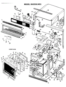 02 - Lower Oven parts for Ge Oven RK959GXD1 / from AppliancePartsPros.com