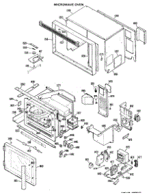 02 - Microwave Oven parts for Ge Oven RK960GX02 / from AppliancePartsPros.com
