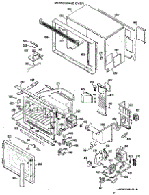 02 - Microwave Oven parts for Ge Oven RK961GX01 / from AppliancePartsPros.com
