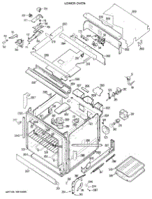 03 - Lower Oven parts for Ge Oven RK961GXJ1 / from AppliancePartsPros.com