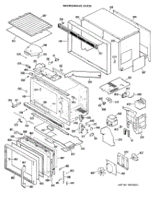 02 - Microwave Oven parts for Ge Oven RK962GXK1 / from AppliancePartsPros.com
