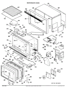 02 - Microwave Oven parts for Ge Oven RK962GXK2 / from AppliancePartsPros.com