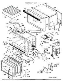02 - Microwave Oven parts for Ge Oven RK962GXK3 / from AppliancePartsPros.com