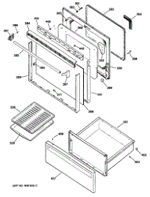 03 - Section3 parts for Ge Range JBP24GXR1 / from AppliancePartsPros.com