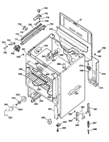 02 - Section2 parts for Ge Range JBP25GXR2 / from AppliancePartsPros.com