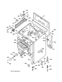 02 - Body Parts parts for Ge Range JBP26GXR2 / from AppliancePartsPros.com