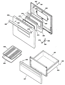 03 - Section3 parts for Ge Range RB536XR3 / from AppliancePartsPros.com