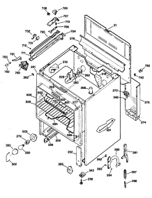 03 - Section3 parts for Ge Range JBP26WXR1 / from AppliancePartsPros.com