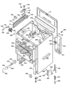 02 - Section2 parts for Ge Range JBP27GXR2 / from AppliancePartsPros.com