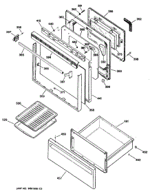 03 - Section3 parts for Ge Range JBP27GXR2 / from AppliancePartsPros.com