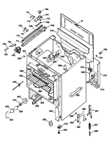 03 - Section3 parts for Ge Range JBP28GXR1 / from AppliancePartsPros.com