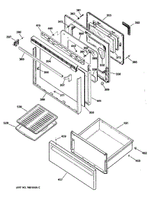 02 - Section2 parts for Ge Range JBP28GXR3 / from AppliancePartsPros.com