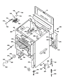 03 - Section3 parts for Ge Range JBP28GXR3 / from AppliancePartsPros.com