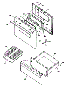 03 - Section3 parts for Ge Range RB636XR1 / from AppliancePartsPros.com