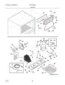 09 - System parts for Frigidaire Refrigerator FRT21HS8PS3 / from AppliancePartsPros.com