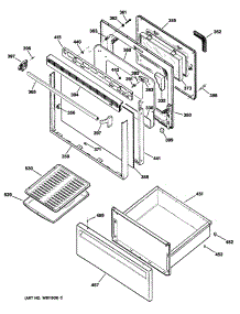 03 - Range parts for Ge Range JBP55GXR1 / from AppliancePartsPros.com