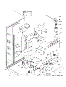 09 - Fresh Food Section parts for Ge Refrigerator ZSE27SGTESS / from AppliancePartsPros.com