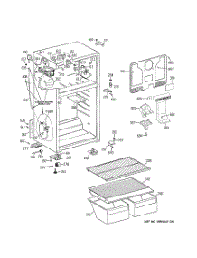 02 - Cabinet parts for Ge Refrigerator HTS18CCSFRWW / from AppliancePartsPros.com