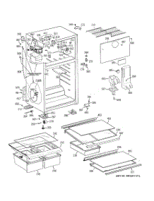 02 - Cabinet parts for Ge Refrigerator HTS18GCSFRWW / from AppliancePartsPros.com