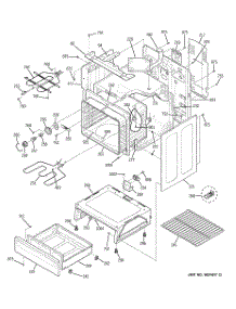 03 - Body Parts parts for Ge Range JBP68DIM3WW / from AppliancePartsPros.com