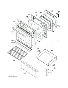 03 - Door & Drawer Parts parts for Ge Range RB790DP1WW / from AppliancePartsPros.com