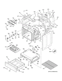 03 - Body Parts parts for Ge Range JBP77MM1BG / from AppliancePartsPros.com
