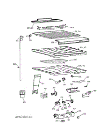 08 - Fresh Food Shelves parts for Ge Refrigerator PSS26LGRC CC / from AppliancePartsPros.com
