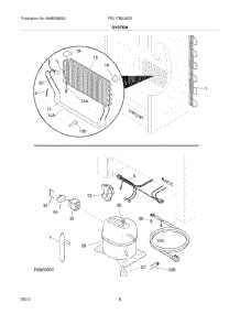 07 - System parts for Frigidaire Refrigerator FRU17B2JW22 / from AppliancePartsPros.com