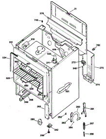 02 - Section2 parts for Ge Range JBS03GXR1 / from AppliancePartsPros.com