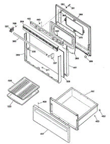 03 - Section3 parts for Ge Range JBS03GXR2 / from AppliancePartsPros.com