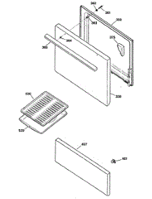 03 - Section3 parts for Ge Range JBS03XR2 / from AppliancePartsPros.com